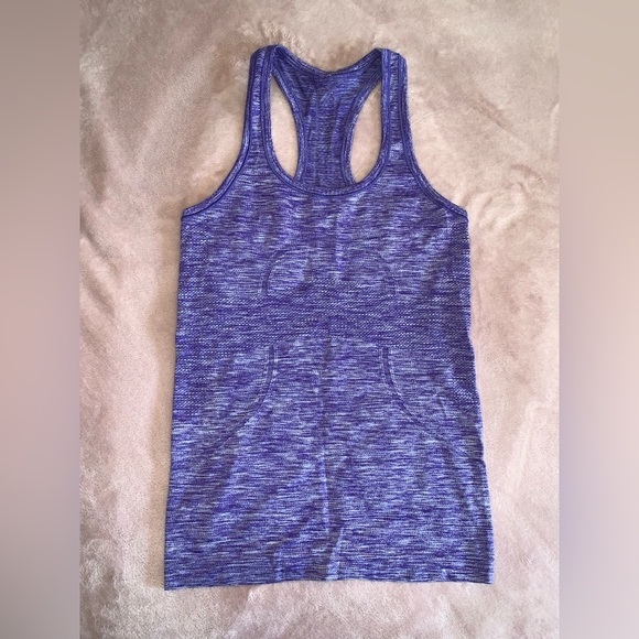 Lululemon Run Swiftly Tech‎ Racerback Tank Top Berry Purple Size 4 US  W1F10S - Picture 2 of 11